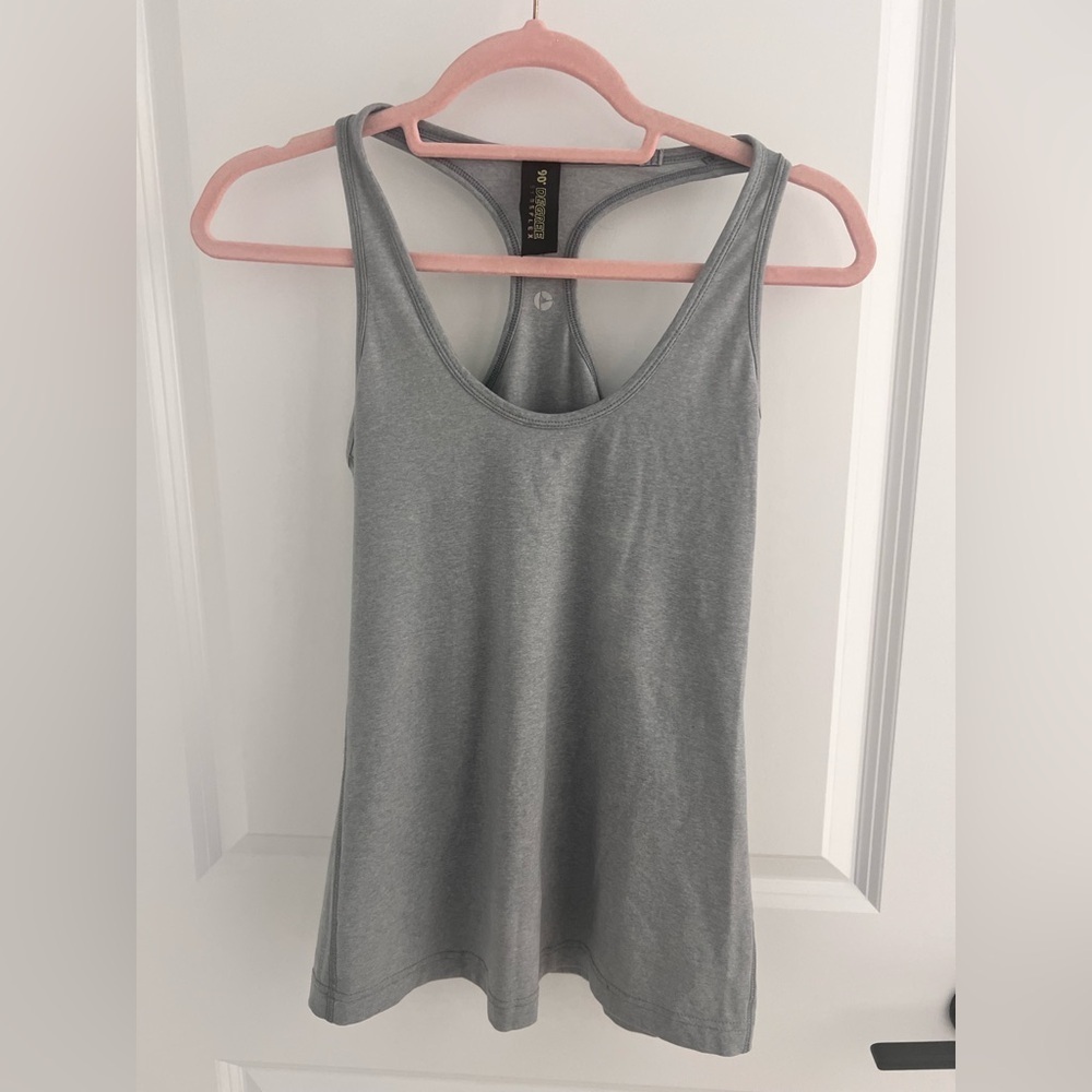 90 Degree By Reflex Light Gray Tank Top